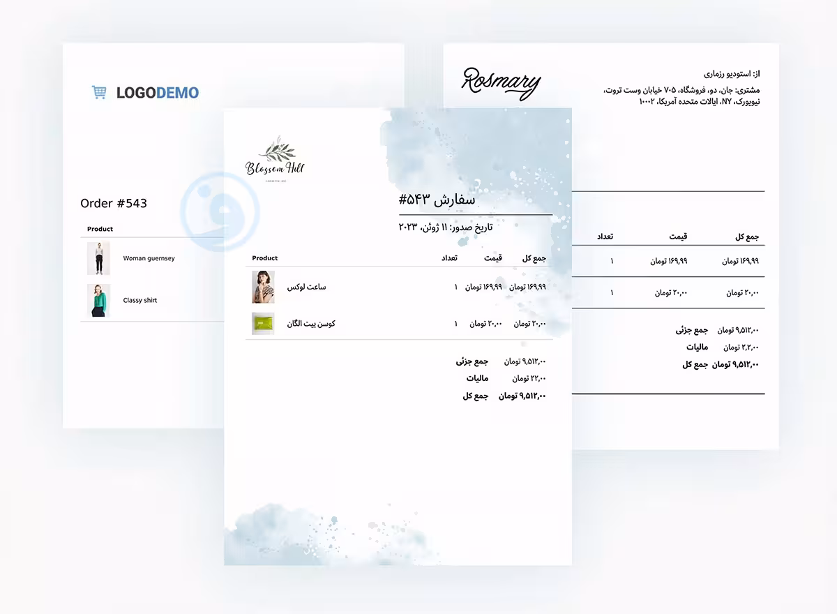 افزونه yith custom thank you page for woocommerce 9 ایجاد نسخه قابل چاپ صفحه تشکر با استفاده از سازنده