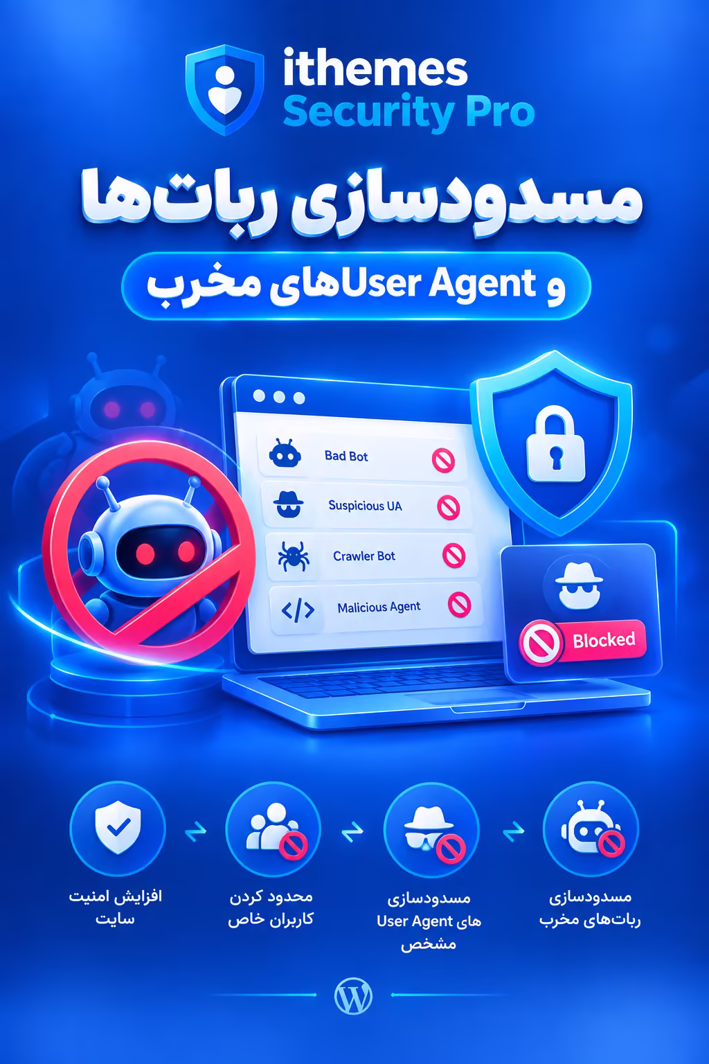 مسدودسازی رباتها و User Agentهای مخرب