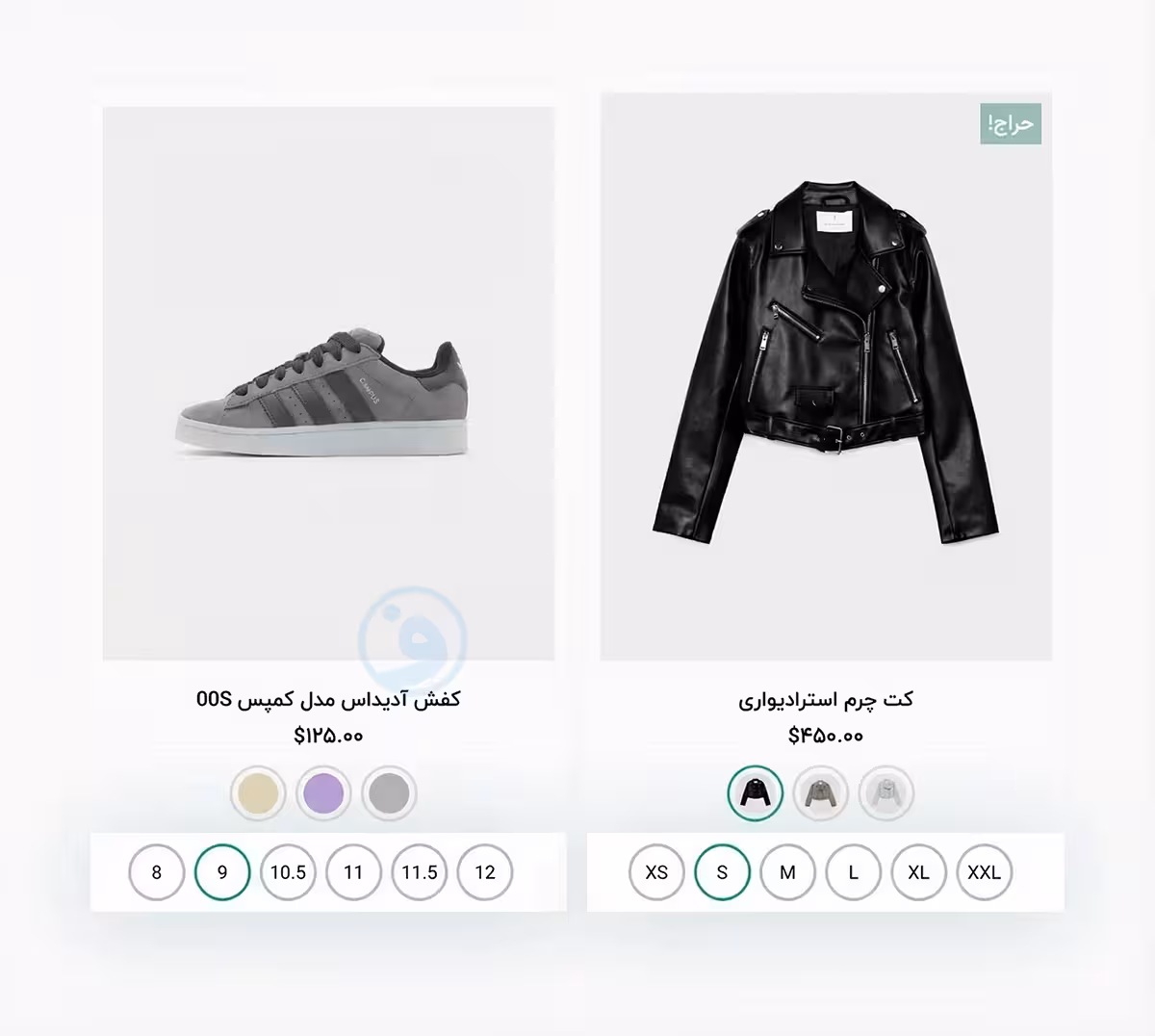 افزونه yith color image variation swatches premium 7 استفاده از برچسبهای سفارشی برای نمایش گزینههای متنی
