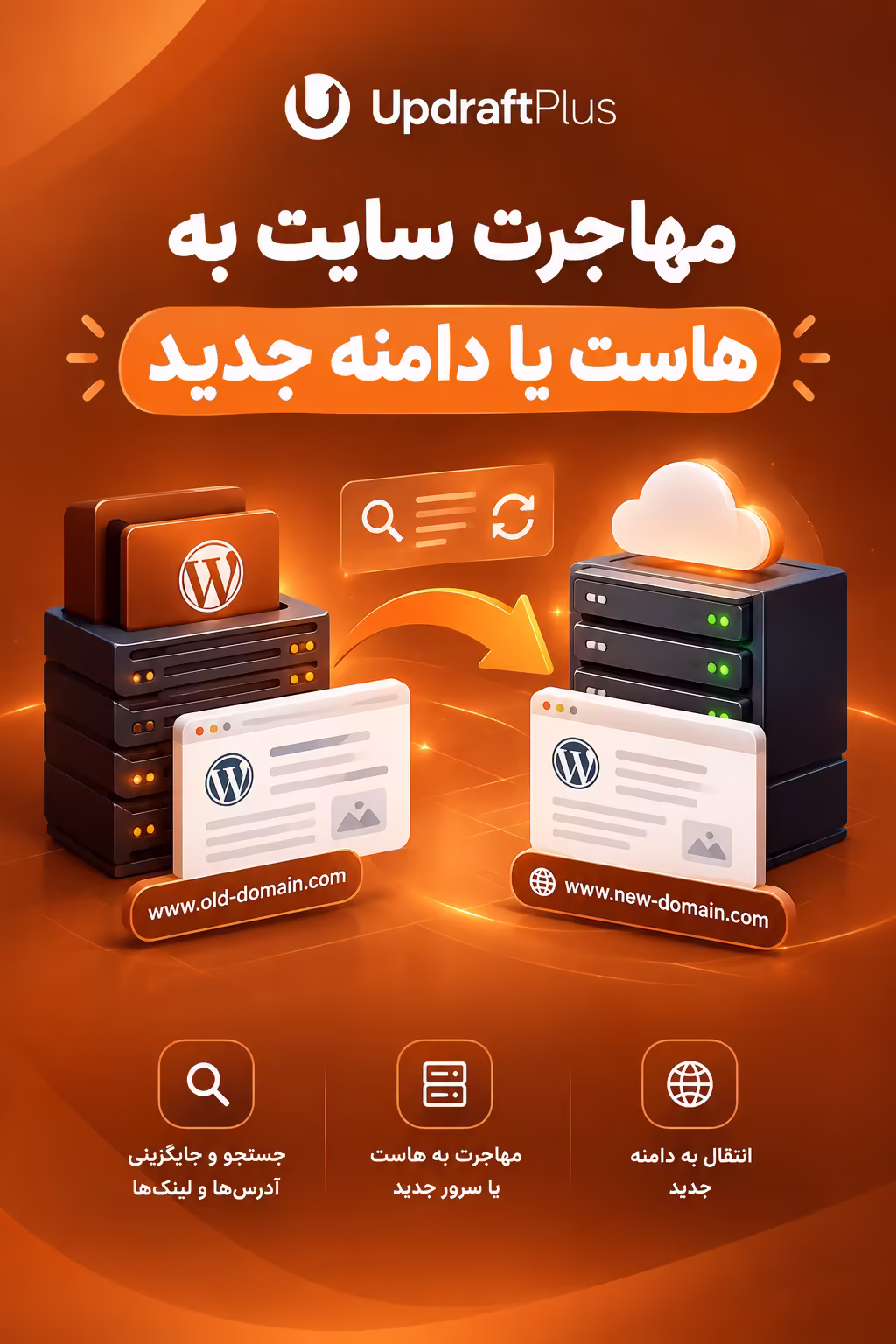 مهاجرت سایت به هاست یا دامنه جدید توسط UpdraftPlus