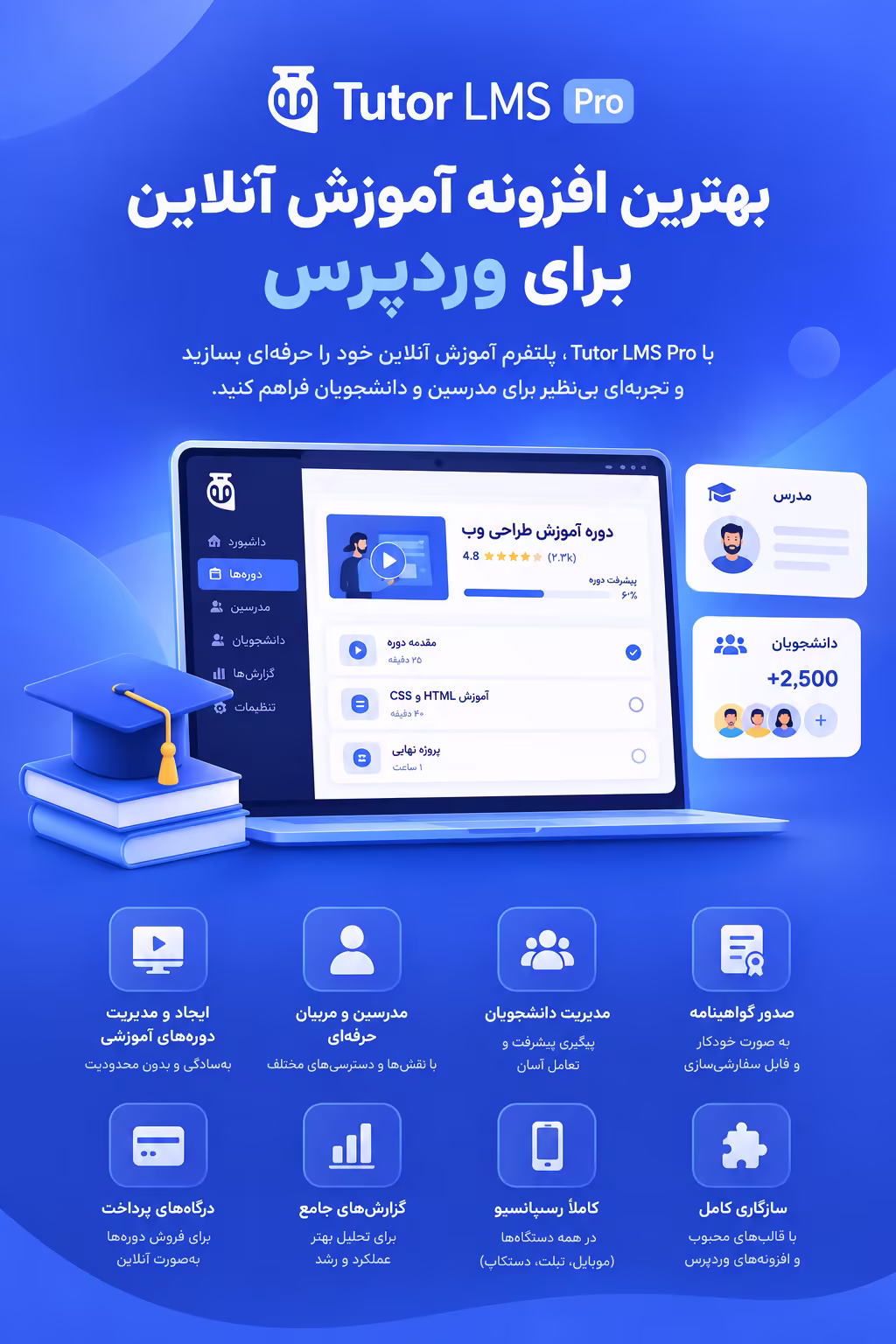 معرفی افزونه Tutor LMS